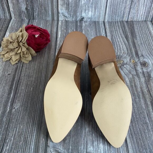 Aqua Womens Dante Suede Pointed Toe Booties - Picture 5 of 5